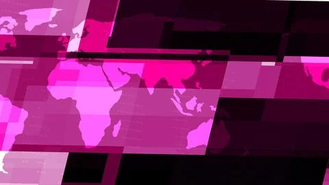 Digital technology earth map news background Ilustración de archivo