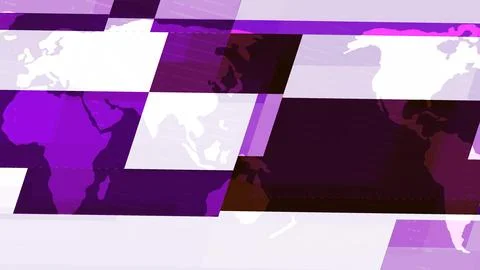 Digital technology earth map news background Ilustración de archivo