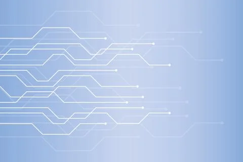 Digital technology electronics circuit board elements 스톡 일러스트