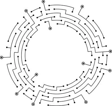 Digital technology element 스톡 일러스트