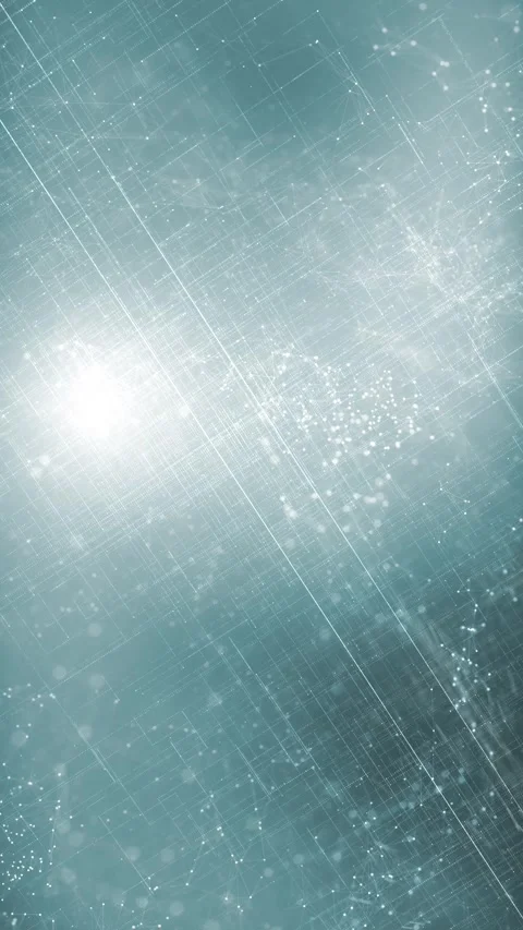 Digital technology flickering dots lines loop vertical background Stock Footage 345523432