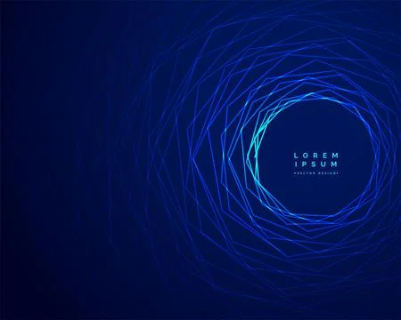 Digital Technology Flowing Lines Motion Background Stock Illustration