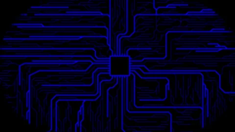 Digital Technology Footage Background Stock Footage 283636613