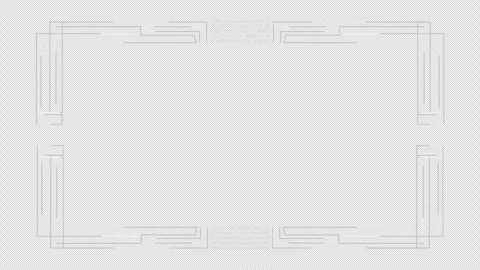 Digital Technology Frame with Changing Binary Code Overlay 库存影片 347005244