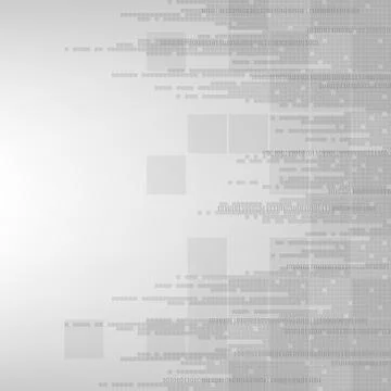 Digital technology of the future. Stockillustratie