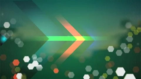 Digital technology glowing arrows modern geometric abstract background with.. Stock-Illustration
