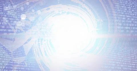 Digital technology glowing interface 스톡 사진