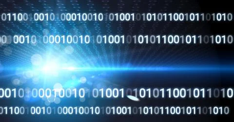 Digital technology glowing interface 写真素材