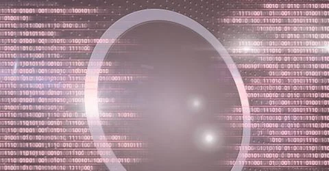 Digital technology glowing interface Stock Photos