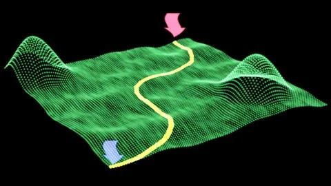 Digital technology GPS traffic background. Stock vector illustration Stock Illustration