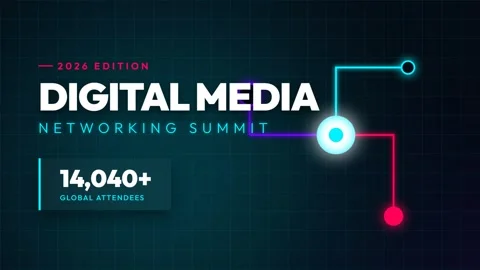 Digital technology grid background abstract futuristic data networking concep Stock Footage 337576983