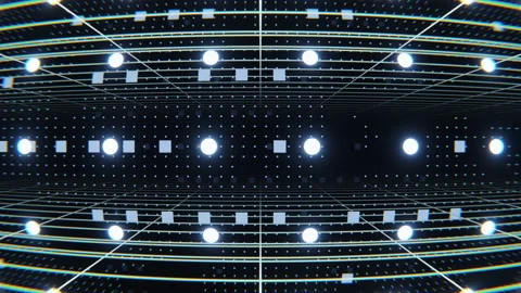 Digital Technology Grid Background 스톡 동영상 171938245