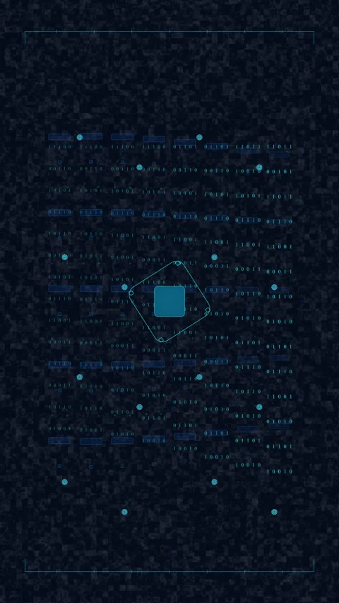 Digital technology hud element, motion graphic data interface, cyberpunk hud Stock Footage 347564536