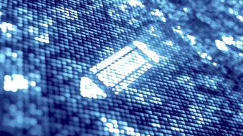 Digital technology icon Stock Illustration