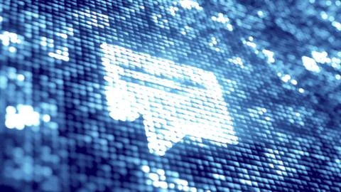 Digital technology icon Stockillustratie