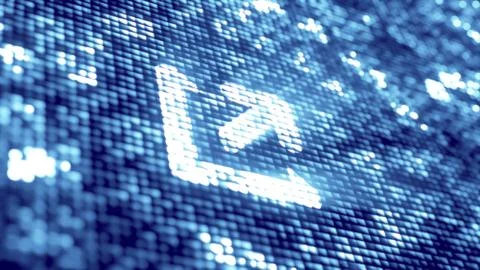 Digital technology icon Stock Illustration