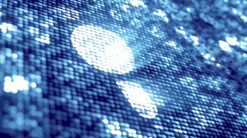 Digital technology icon 스톡 일러스트