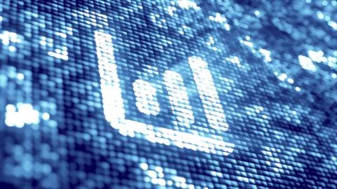Digital technology icon Illustrazione stock