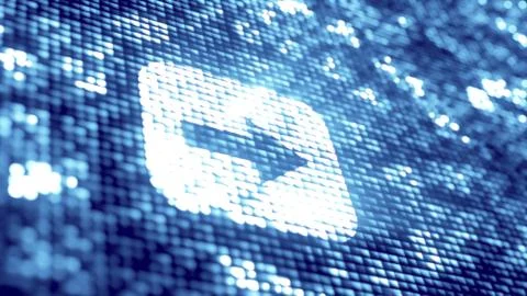 Digital technology icon 스톡 일러스트