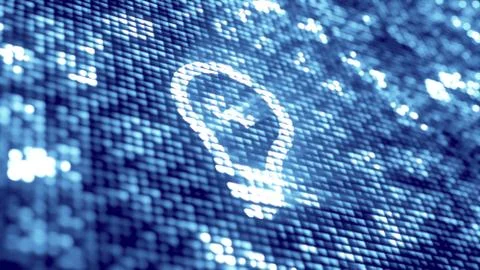 Digital technology icon 库存插图