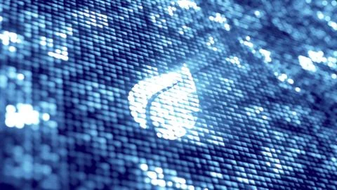 Digital technology icon 스톡 일러스트