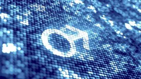 Digital technology icon Stockillustratie