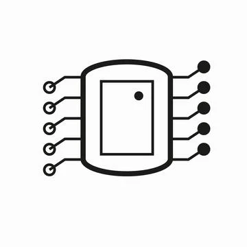 Digital Technology Icon Stock Illustration