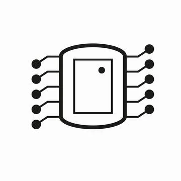 Digital Technology Icon Stock Illustration