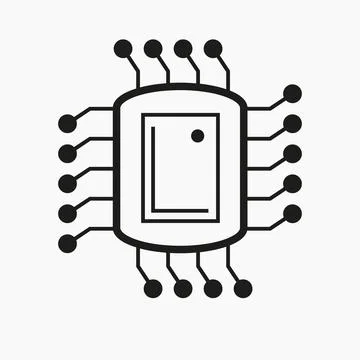 Digital Technology Icon Stock Illustration