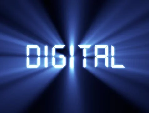 Digital technology 스톡 일러스트
