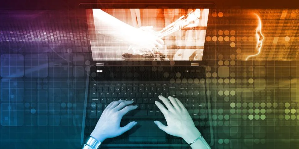 Digital Technology Stock Illustration