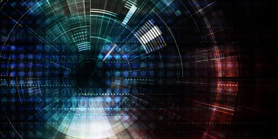 Digital Technology Stock Illustration