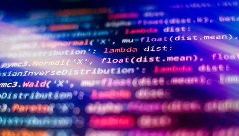 Digital technology industry concept development of programming and coding t.. Stock Photos