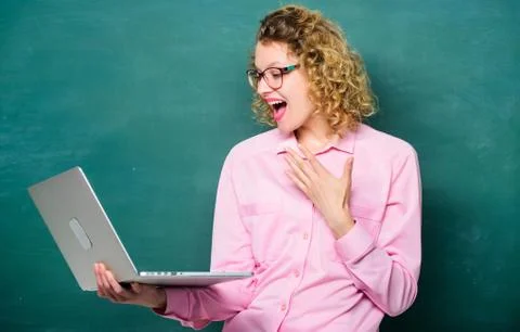 Digital technology. Informatics and programming. Teaching online course. Study Stock Photos