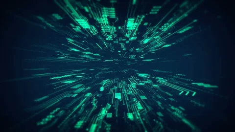 Digital technology internet concept background tech Stock Footage 121503646