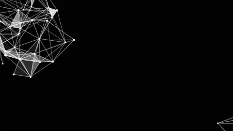 Digital technology motion background. Artificial intelligence, science, neural Stock Footage 114310980