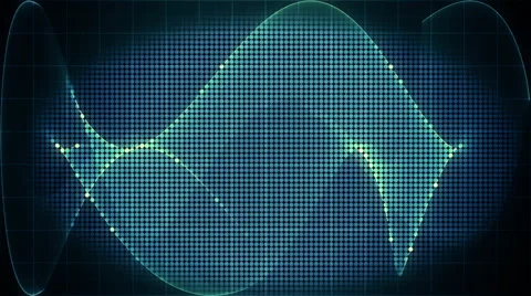 Digital technology motion graphic background loop Stock Footage 43627332