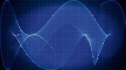 Digital technology motion graphic background loop Stock Footage 43630740