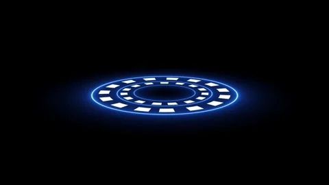 Digital technology network concept. Digital data network protection, future.. Stock Footage 309070493