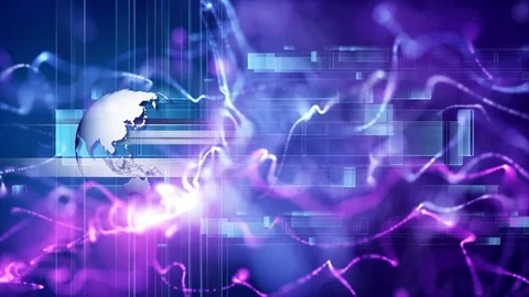 Digital technology network Stock Footage 113764969