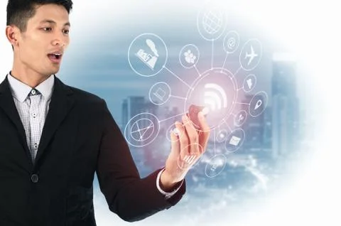 Digital technology. Stock Photos