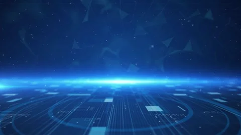 Digital Technology Plexus Lines Background 動画素材 334516947