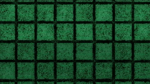 Digital technology processor processor chip green background Stock Footage 271637410