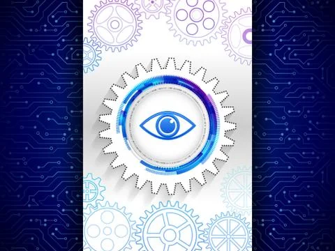 Digital technology protection concept. Stock Illustration