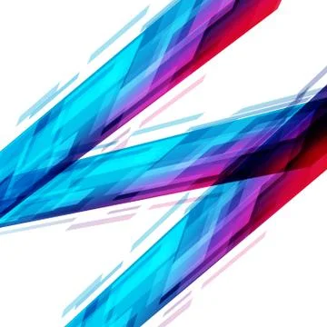 Digital technology rainbow gradient concept vector illustration Stock Illustration