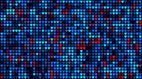 Digital Technology Red Blue Shiny Shield Lock Cyber Security Symbol Grid Pattern Illustrazione stock