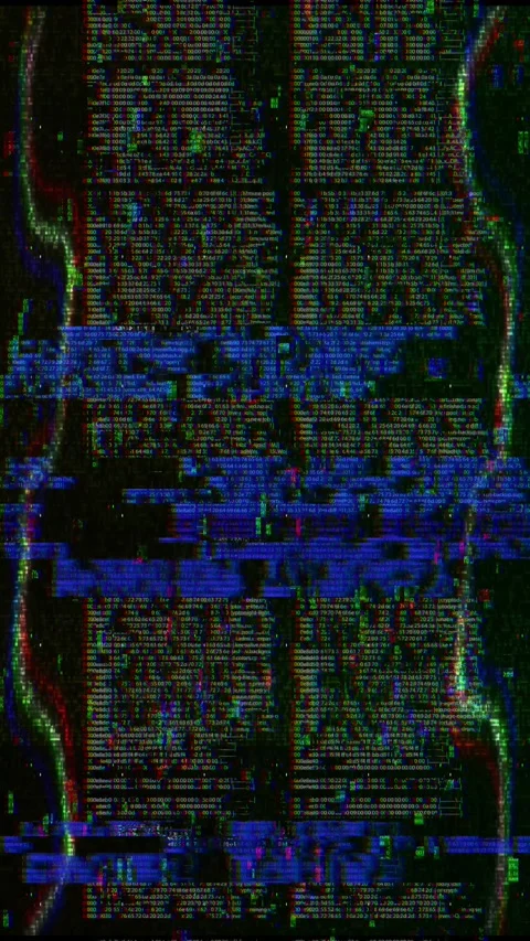 Digital technology security, hacking programming Program source code Hacker Stock Footage 295953051