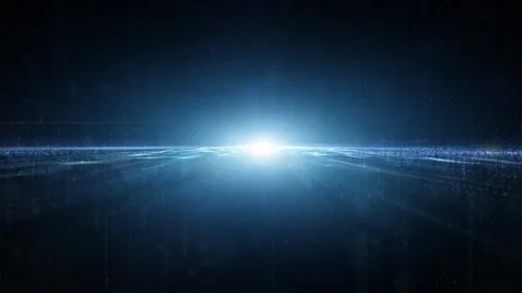 Digital technology shining lines cyberspace Stock Footage 320498367