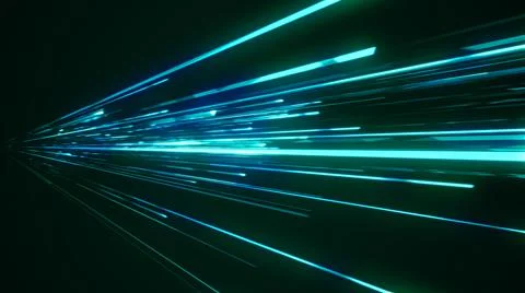 Digital Technology Stream Super Fast Speed Lines From Far Side Background 03 스톡 일러스트