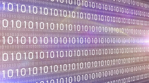 Digital technology text numbers backgorund right perspective 4K Video stock 66393272